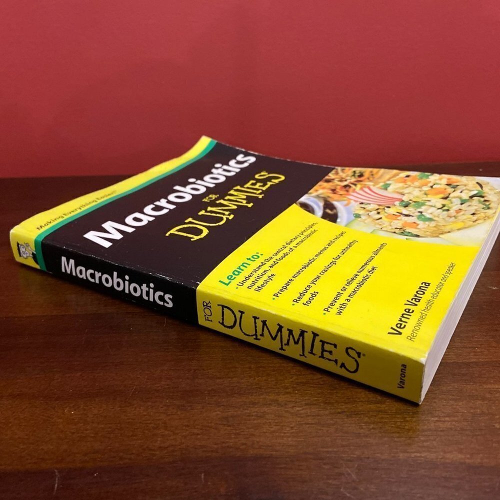 ⭐4 FOR $20⭐ Macrobiotics for Dummies Paperback Book - Picture 3 of 4